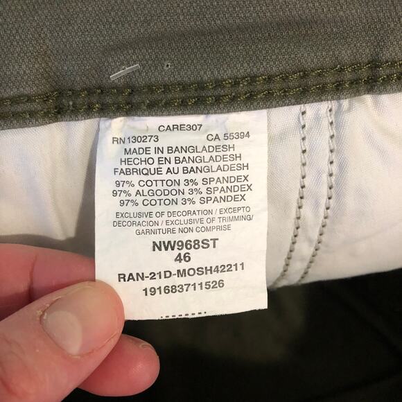 Wrangler Cargo Shorts Men 46 Utility Flex Waist Stretch Heavyweight Hiker Rugged - Picture 11 of 12